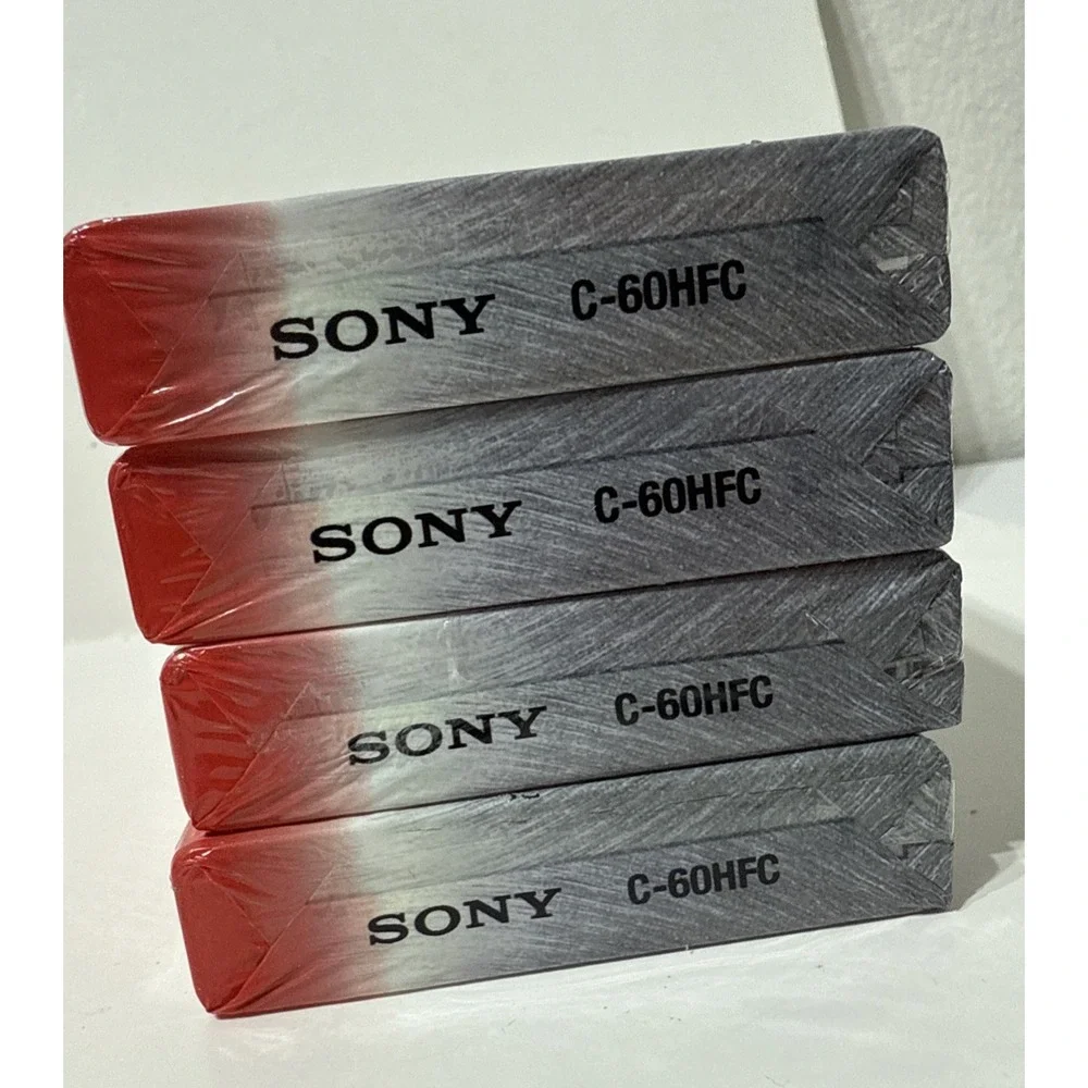 Sony HF 60 Normal Bias High Fidelity Audio Cassettes C-60HFC NEW‎ LOT Of 4